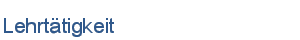 Lehrttigkeit